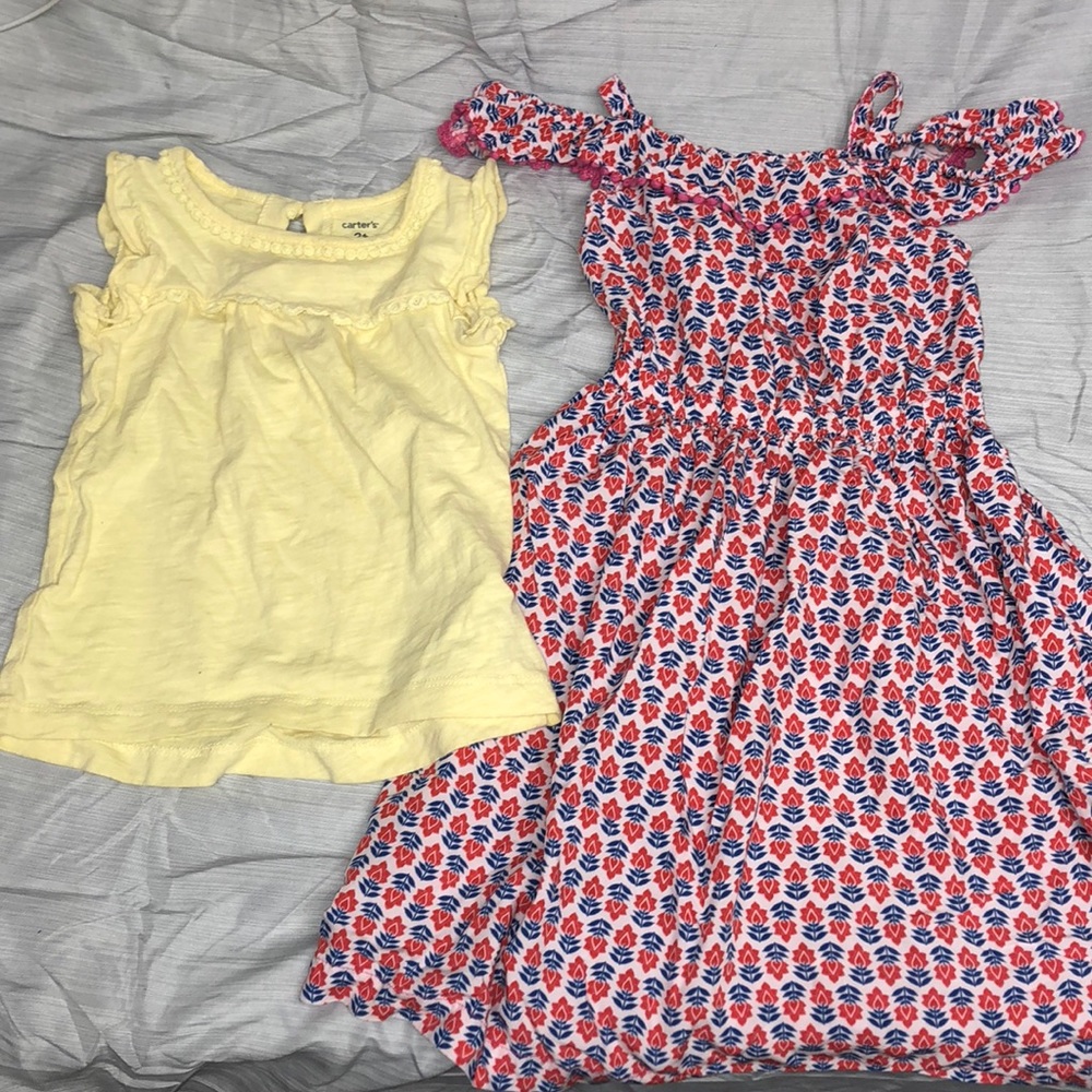 Size 2 Girls Carter’s Bundle Dress & Top